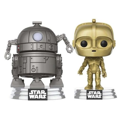 Εικόνα της Funko Pop!Disney: Star Wars Concept - C-3PO R2-D2 (Exclusively at Disney) 2-Pack Bobble-Heads Vinyl Figures