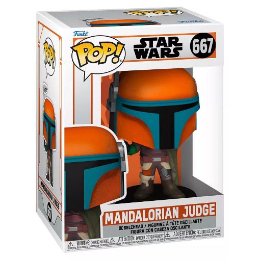 Εικόνα της Funko Pop! Disney Star Wars: The Mandalorian - Mandalorian Judge #667 Bobble-Head Vinyl Figure