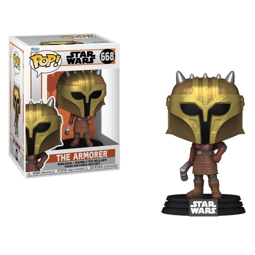 Εικόνα της Funko Pop! Disney Star Wars: The Mandalorian - The Amorer #668 Bobble-Head Vinyl Figure