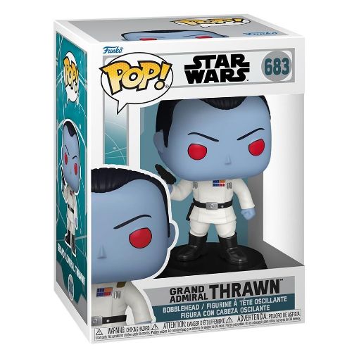 Εικόνα της Funko Pop! Disney: Star Wars Ahsoka S2 - Grand Admiral Thrawn #683 Bobble-Head Vinyl Figure