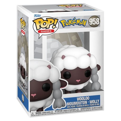 Εικόνα της Funko Pop! Games: Pokemon - Wooloo #958 Vinyl Figure