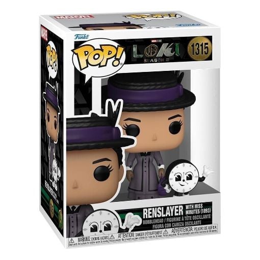 Εικόνα της Funko Pop! Marvel: Loki Season 2 - Renslayer with Miss Minutes (1893) #1315 Bobble-Head Vinyl Figure