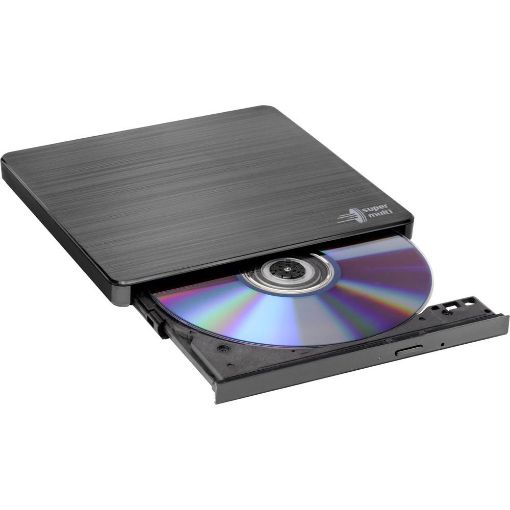 Εικόνα της External USB DVD+/-RW Hitachi-LG Data Storage Slim Portable Black GP60NB60.AUAE12B