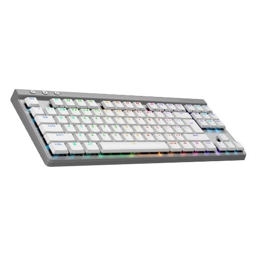 Εικόνα της Πληκτρολόγιο Logitech G515 Lightspeed TKL Wireless RGB (US) White/Tactile 920-012539