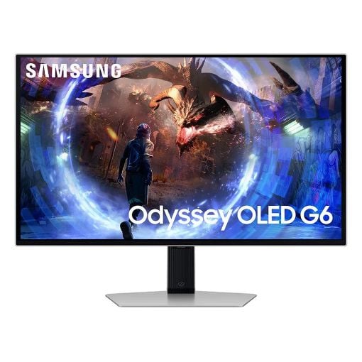 Εικόνα της Οθόνη Samsung Odyssey G6 G60SD 27" OLED QHD 360Hz HDR10+ Silver LS27DG602SUXEN