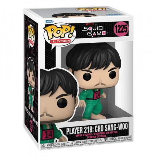 Εικόνα της Funko Pop! Television: Squid Game - Player 218 Sang-Woo #1225 Vinyl Figure