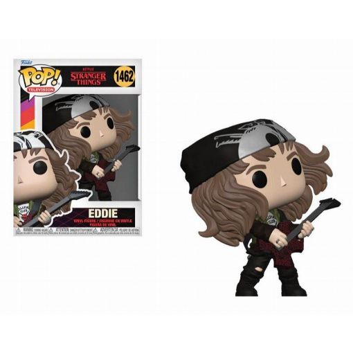 Εικόνα της Funko Pop! Television: Stranger Things - Eddie (Hunter) (with Guitar​​) #1462 Vinyl Figure