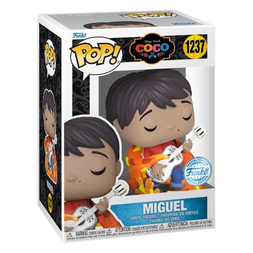 Εικόνα της Funko Pop! Disney: Coco - Miguel (with Guitar) (Glows in the Dark) (Special Edition) #1237 Vinyl Figure