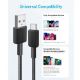 Εικόνα της Καλώδιο Anker 322 USB-A to USB-C 0.9m Black A81H5G11