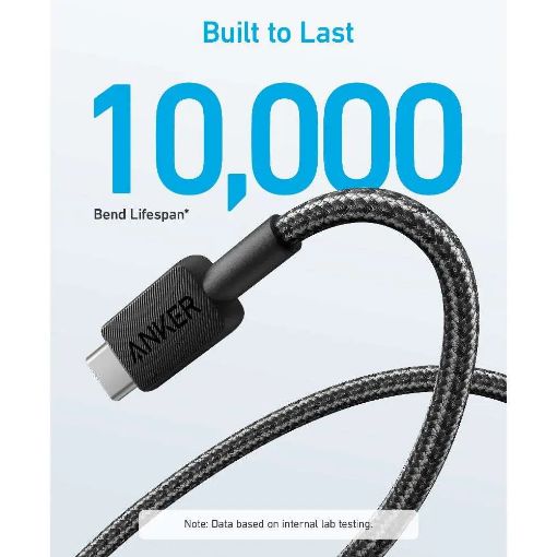 Εικόνα της Καλώδιο Anker 322 USB-A to USB-C 0.9m Black A81H5G11
