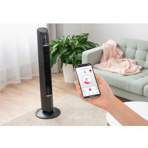 Εικόνα της Ανεμιστήρας Πύργος Sencor 50W με Τηλεχειριστήριο & Wi-Fi SFT 4207BK