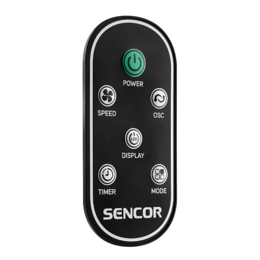 Εικόνα της Ανεμιστήρας Πύργος Sencor 50W με Τηλεχειριστήριο & Wi-Fi SFT 4207BK