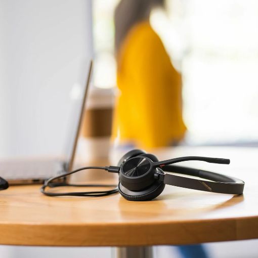 Εικόνα της Headset Poly Voyager 4320 Bluetooth Microsoft Teams Certified USB-A + BT700 Dongle 77Y98AA