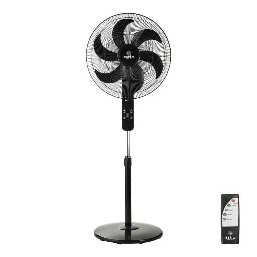 Εικόνα της Ανεμιστήρας Estia Bow Stand Επιδαπέδιος 45cm 75W Μαύρος 06-21153