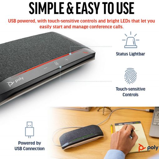 Εικόνα της Speakerphone Poly Sync 10 USB-A USB-C 772C3AA