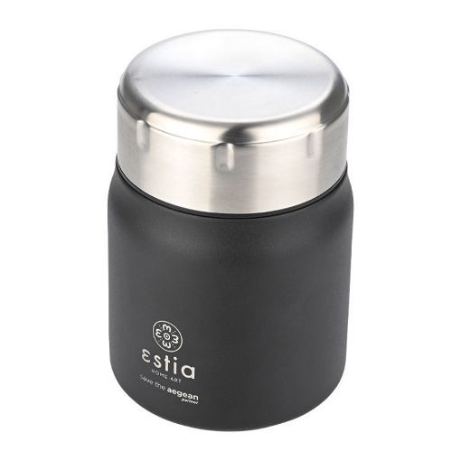 Εικόνα της Θερμός Lunch Pot Estia Save The Aegean 0.5lt Midnight Black 01-21658