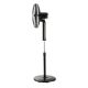 Εικόνα της Ανεμιστήρας Estia Bow Stand Επιδαπέδιος 40cm με Τηλεχειριστήριο 60W Black 06-21122