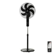Εικόνα της Ανεμιστήρας Estia Bow Stand Επιδαπέδιος 40cm με Τηλεχειριστήριο 60W Black 06-21122