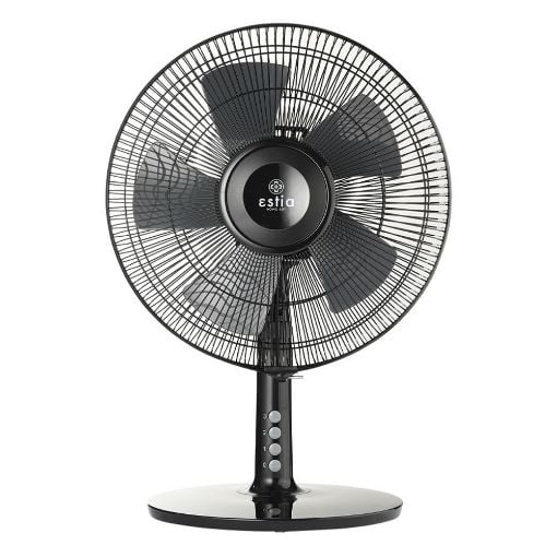 Εικόνα της Επιτραπέζιος Ανεμιστήρας Estia Levanto 30cm 45W Black 06-21078