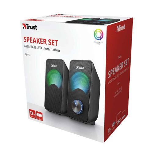 Εικόνα της Ηχεία Trust 2.0 Arys RGB Compact 23120