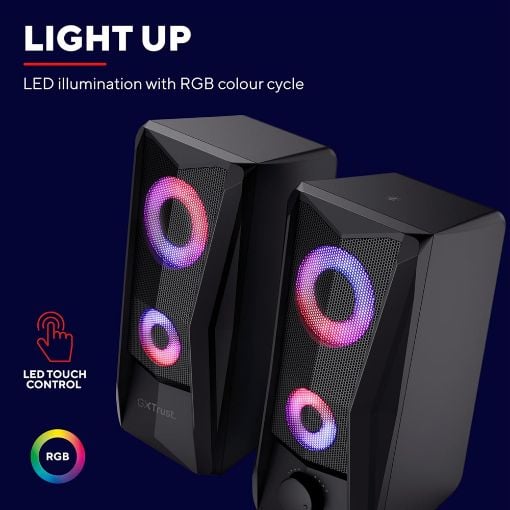 Εικόνα της Ηχεία Trust GXT 606 Javv 2.0 RGB Black 25108