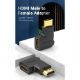 Εικόνα της Adapter Vention HDMI to HDMI M/F 90 Degree Black AIPB0