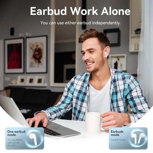 Εικόνα της True Wireless Earbuds Vention Elf E02 Bluetooth White NBGW0