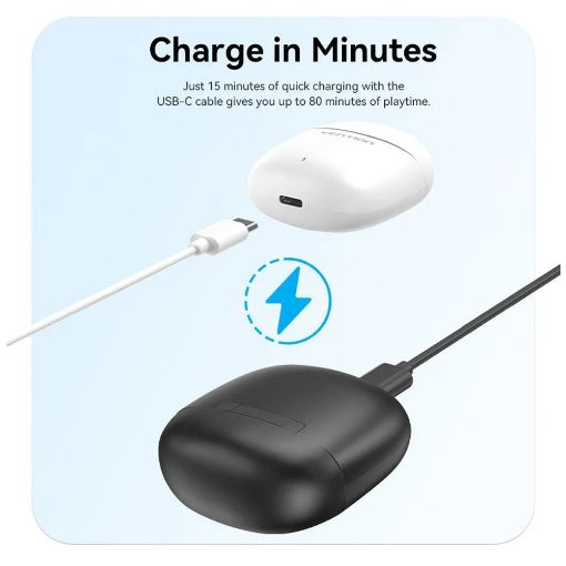 Εικόνα της True Wireless Earbuds Vention Elf E02 Bluetooth White NBGW0