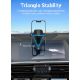 Εικόνα της Vention Car Phone Mount Auto Clamping Suction Cup Square Type Black KCOB0