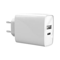 Εικόνα της Φόρτισης iNOS USB-A & USB-C PD 3.0 32W White