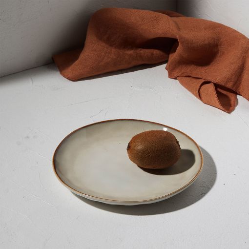 Εικόνα της Πιάτο Ρηχό Estia Vignette Stoneware 21cm Ivory 07-24420