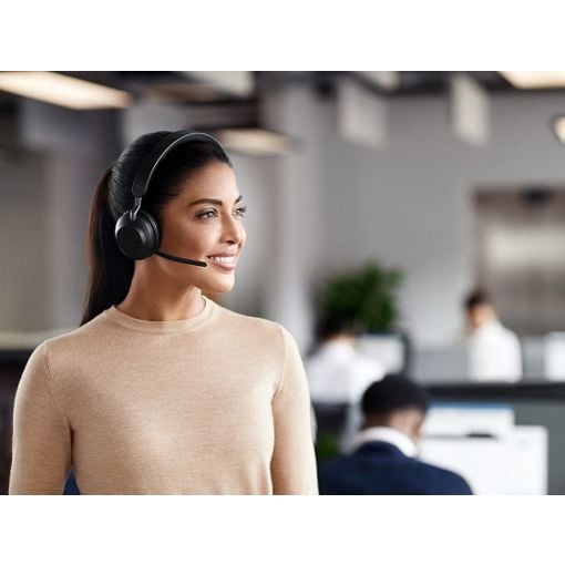 Εικόνα της Headset Jabra Evolve2 65 UC Stereo Link380a USB-A with Desk Stand Black 26599-989-989