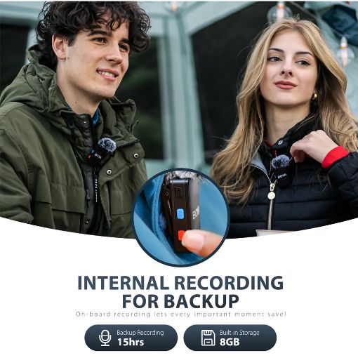 Εικόνα της Boya Boyamic All-in-One Wireless Microphone with Onboard Recording