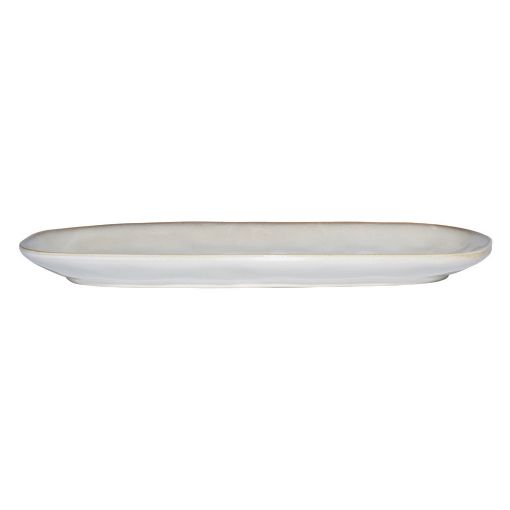 Εικόνα της Πιατέλα Οβάλ Estia Vignette Stoneware 31cm Ivory 07-24321