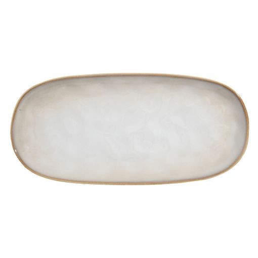 Εικόνα της Πιατέλα Οβάλ Estia Vignette Stoneware 31cm Ivory 07-24321