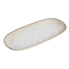 Εικόνα της Πιατέλα Οβάλ Estia Vignette Stoneware 31cm Ivory 07-24321