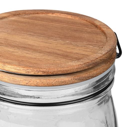 Εικόνα της Δοχείο Αποθήκευσης Estia Allure Γυάλινο 2000ml με Κλιπ Καπάκι 01-23928