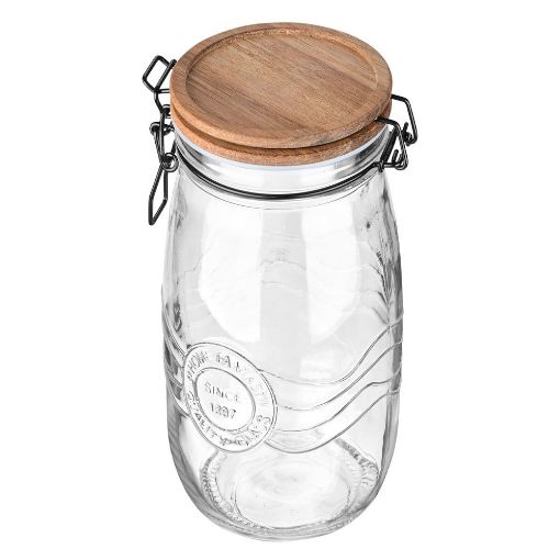 Εικόνα της Δοχείο Αποθήκευσης Estia Allure Γυάλινο 2000ml με Κλιπ Καπάκι 01-23928