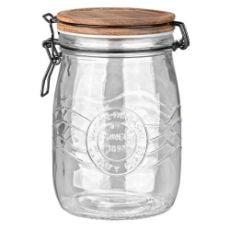 Εικόνα της Δοχείο Αποθήκευσης Estia Allure Γυάλινο 1000ml με Κλιπ Καπάκι 01-23904