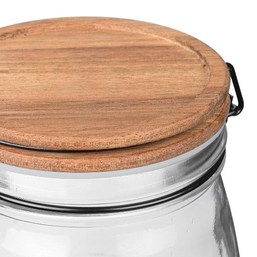 Εικόνα της Δοχείο Αποθήκευσης Estia Allure Γυάλινο 1500ml με Κλιπ Καπάκι 01-23911