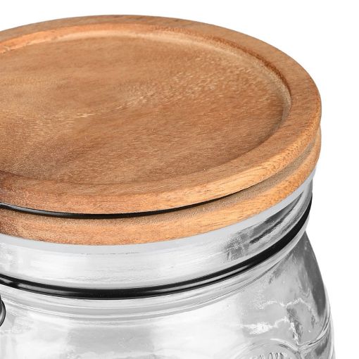 Εικόνα της Δοχείο Αποθήκευσης Estia Allure Γυάλινο 500ml με Κλιπ Καπάκι 01-23881