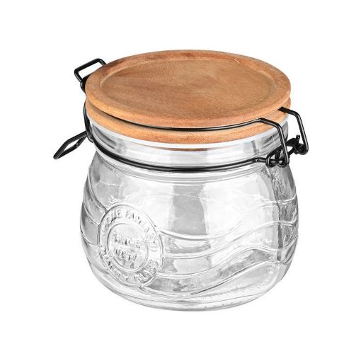 Εικόνα της Δοχείο Αποθήκευσης Estia Allure Γυάλινο 500ml με Κλιπ Καπάκι 01-23881