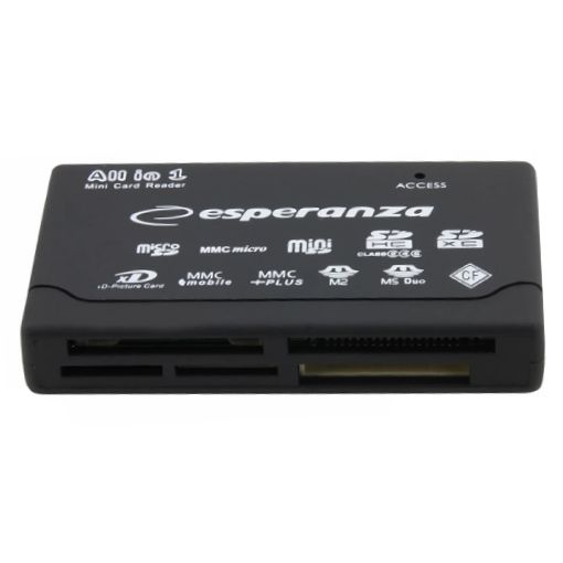 Εικόνα της Esperanza EA-119 Card Reader USB 2.0 για SD/microSD/MemoryStick/CompactFlash/xD EA119