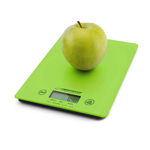 Εικόνα της Ψηφιακή Ζυγαριά Κουζίνας Esperanza G 5kg Green EKS002G