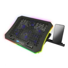Εικόνα της Cooling Pad Esperanza Galerne με 6 Ανεμιστήρες και Φωτισμό EGC109