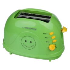 Εικόνα της Φρυγανιέρα Esperanza Image Smiley 2 Θέσεων 750W Πράσινη EKT003