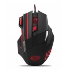Εικόνα της Ποντίκι Gaming Esperanza MX201 Μαύρο/Κόκκινο EGM201R