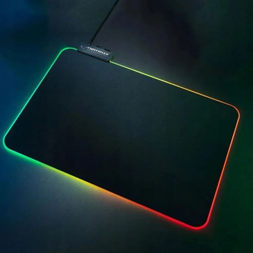 Εικόνα της Mouse Pad Gaming Esperanza Zodiac Medium 350mm με RGB Φωτισμό Μαύρο EGP105