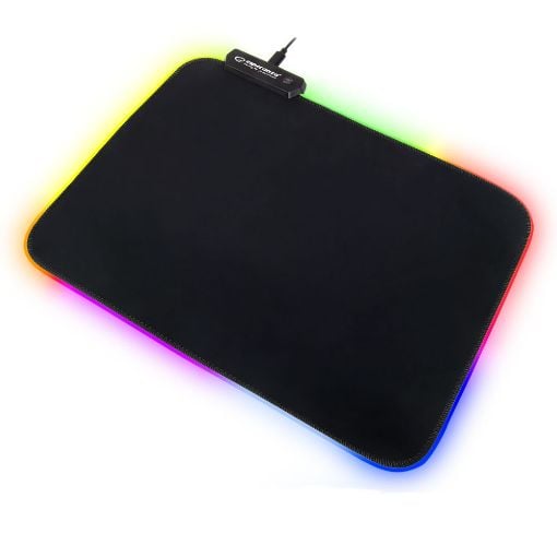 Εικόνα της Mouse Pad Gaming Esperanza Zodiac Medium 350mm με RGB Φωτισμό Μαύρο EGP105