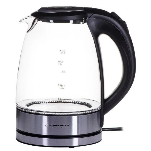 Εικόνα της Βραστήρας Esperanza 1.7lt 2200W Μαύρος EKK012